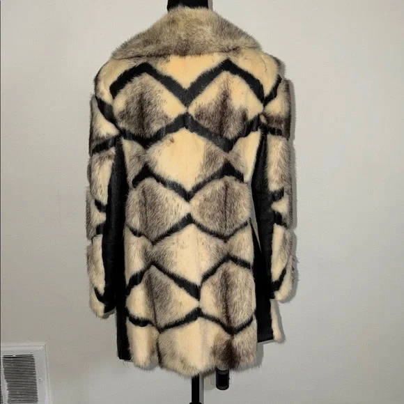Chic Ken Nanfelt Fur and Leather Patterned Jacket - Picture 5 of 8